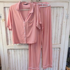 Tart Intimates, Salmon Color Pajama/Lounge Set. XL